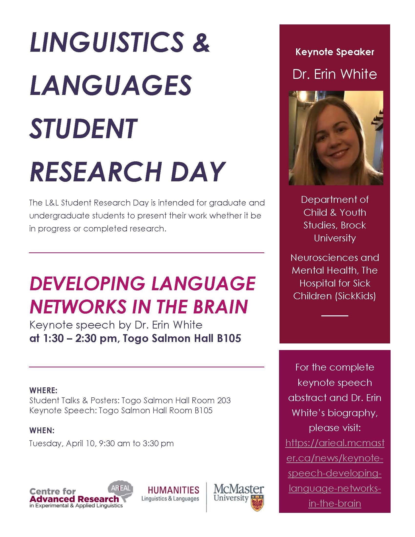 [Keynote Speech] Developing Language Networks in the Brain – The Centre ...